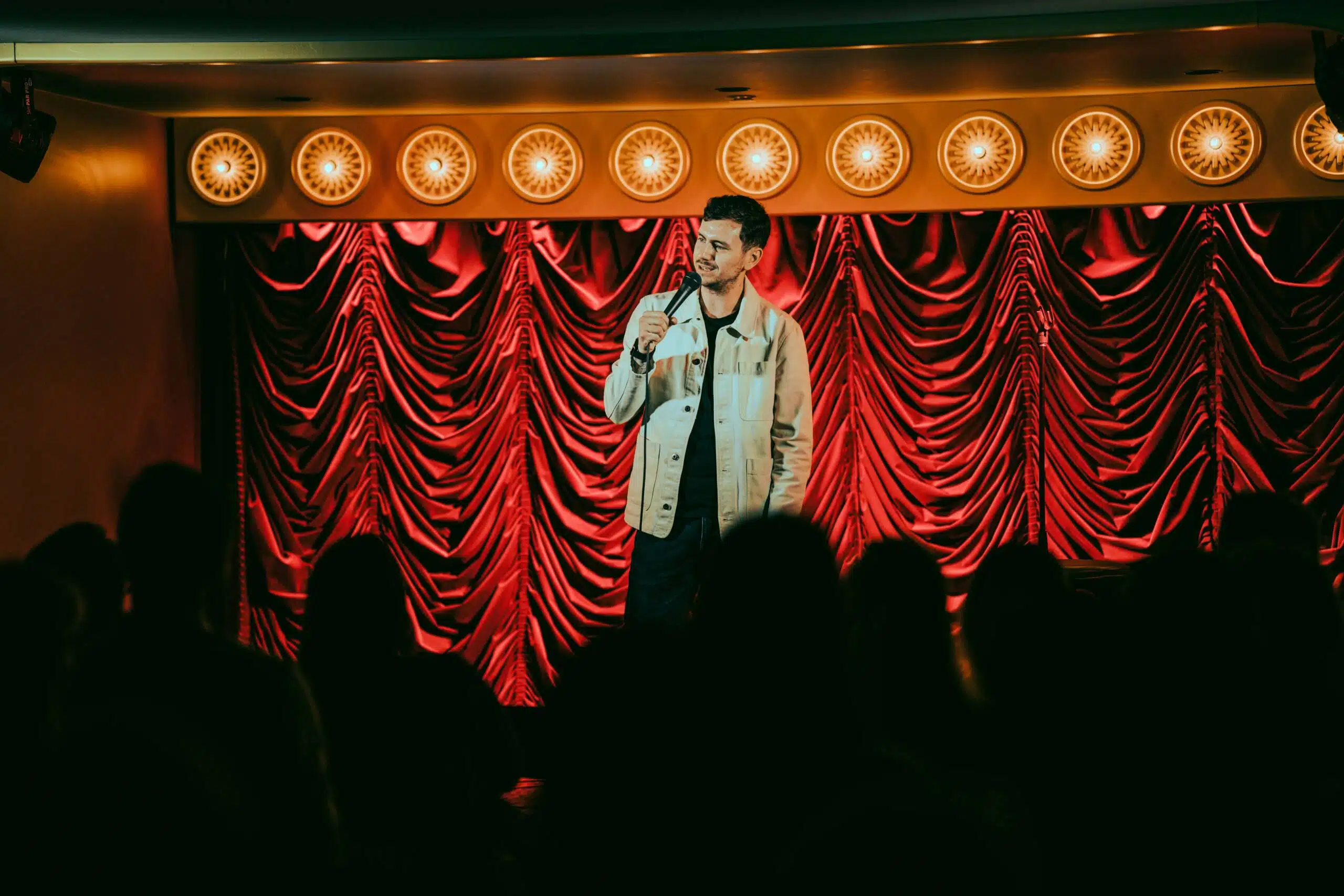Comedian Connor Burns at iD Comedy Club in Sydney
